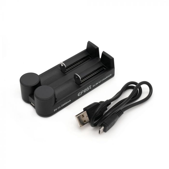 Efest Slim K2 USB Battery Charger - Peak Needles